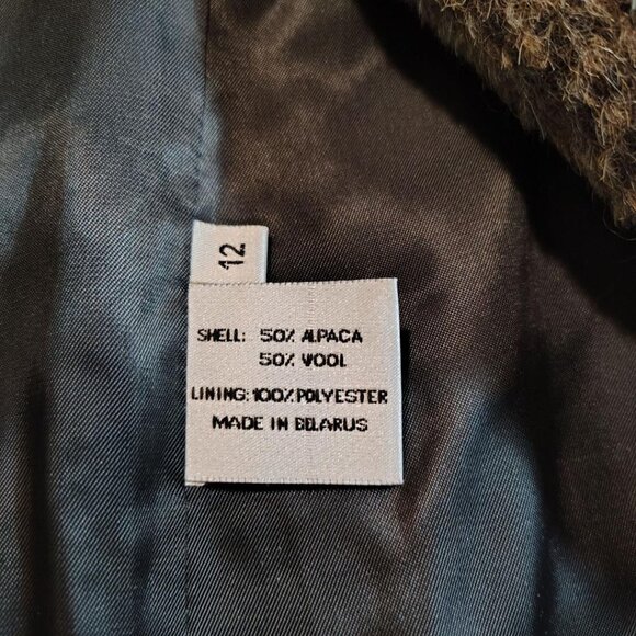 Calvin Klein Coat, Size 12, Grey - Picture 4 of 4